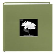 Pioneer Photo Albums Fabric 200 pkt 4x6 Photo Album, Sage Green