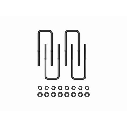 Toyota Rear 9.5" U Bolt Kit Fits select: 2019-2023 CHEVROLET SILVERADO, 1995-2022 TOYOTA TACOMA