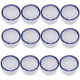 thumbnail image 3 of Miangastore 12Pcs Ceramic Drinking Basins Mini Reptile Tank Water Bowls Small Pets Water Feeder, 3 of 8