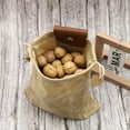 thumbnail image 5 of Wovilon Storage Bags Outdoor Folding Canvas Fruit Picking Belt Bag, Jungle Craft Bag, Leather Belt Hanging Foraging Bag, 5 of 8