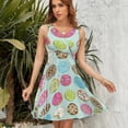 thumbnail image 7 of Sweet Donuts Sundress Sleeveless Dress Summer Women Clothes Dress for Women Dresses, 7 of 7
