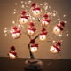 thumbnail image 1 of Cadena de luces navideñas de muñeco de nieve 2m 10 LED Decoración navideña para el hogar, jardín, dormitorio y decoración interior y exterior (muñeco de nieve) JAMW  Sencillez, 1 of 5