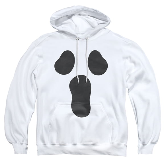 Popfunk Halloween Ghost Costume Adult Pull-Over Hoodie, White, 3X-Large
