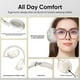 thumbnail image 4 of Audífonos Inalámbricos QCY H3 Cancelación Activa de Ruido, Hi-Res Audio, Diadema Plegables Auriculares Over Ear, Color Blanco, 4 of 5