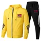 thumbnail image 4 of Chándales para hombre, sudaderas con capucha y pantalones con cremallera, conjunto de marca deportiva, ropa deportiva para hombre, Sudadera con capucha inclinada estampada de marca de lujo Triple para, 4 of 5