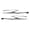 black and gray, variant on Waterproof Vinyls Decal Stickers Side Body Decors Car Side Stripes Sticker Easy to Application for Campers Motorhomes