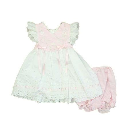 

Pre-owned Baby Togs Girls Pink | White Dress size: 24 Months