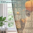thumbnail image 4 of 2 Panels Set Blackout Curtains Thermal Insulated Sun Protection Room Darkening Drapes for Bedroom Capybara with A Pumpkin, 4 of 7