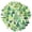 2A-35pcs, variant on 35pcs Green Tree Stickers Nature Christmas Stickers Cute Decals for Notebooks Suitcase Fridge