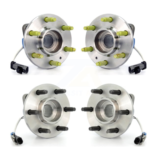 Kugel Front Rear Wheel Bearing & Hub Assembly Kit for Car 2004-2009 Cadillac SRX AWD - Left Right Side (Driver Passenger) K70-101200