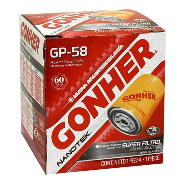Filtro para Aceite Gonher Nanotek Nanotek GP-58