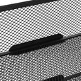 thumbnail image 2 of Organizador de 4 niveles con asas para cartas, papel, clasificador de archivos, estantería de escritorio, archivador decorativo, soporte para carpetas, revistero, estantería de metal negra, 2 of 7