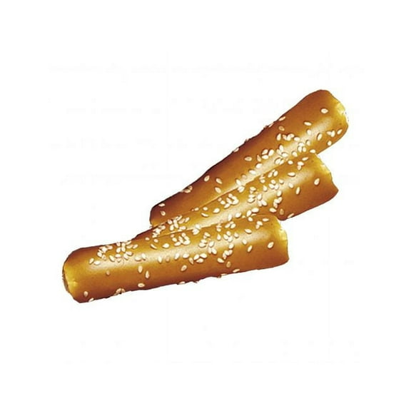 J and J Snack Super Whole Wheat Soft Pretzel Rod, 1 Ounce - 180 per case.