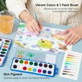thumbnail image 4 of 16 Colors Watercolor Paint Set Bulk, 15 Pack, Shuttle Art Watercolor Paint Set with Paint Brushes for Kids and Adults, Washable Paint for Classroom, Parties, Kindergarten and Art Activities, 4 of 9