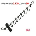 thumbnail image 3 of Nylon Clothesline Windproof Clothes Drying Rope Windproof Clothesline Camping Clothesline for Outdoor Travel Hiking, 3 of 8