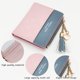 thumbnail image 3 of Leather Wallet, Pu Small Purses for Women, Bifold Card Holder Small Purse with Zipper Coin Pocket, Multicard Women'S Wallets Coin Purse for Cash, Card, Bill (Pink), 3 of 5