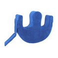 thumbnail image 2 of Almohada para piernas y piernas para dar la vuelta a la cama, funda suave y extraíble, almohada para dar la vuelta en forma de U, almohadilla para cambiar pañales. Algodón perlado, 2 of 8