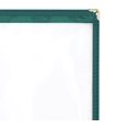 thumbnail image 5 of TrueCraftware-Set of 10 Green 8-1/2” x 11” Single Restaurant Menu Covers 1 Page 2 View Crystal Clear Vinyl Menu Covers Fits A4 Size Paper Menu Folder Menu Book Holders for Bar Cafe Restaurant Book, 5 of 6