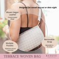 thumbnail image 4 of Kedzie Terrace Woven Crossbody Bag, Pink (Women's), 4 of 7