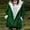 Green, variant on AOOCHASLIY Women Coats Winter Women's Winter Big Size Solid Padded Warm Ox Horn Button Pocket Coat Long Sleeve Hooded Casual Jacket