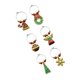 thumbnail image 5 of Marcadores de taza, 6 piezas, colgantes para copas de vino, adornos navideños Estilo ángel, 5 of 9