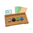 thumbnail image 4 of 4 piezas aprendizaje s juguetes educativos juegos preescolares ñas pequeñas con bandeja Sunnimix Candado de código, 4 of 8