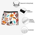 thumbnail image 6 of Disketp Autumn Pumpkins Fall Leaves Men'S Boxer Briefs,Soft And Breathable Cotton Underwear With Comfortflex Waistband, 6 of 9