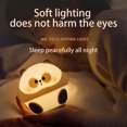 thumbnail image 4 of Luz LED de noche para niños, lámpara de silicona de dibujos animados de Panda lindo, recargable por USB temporizador, decoración de dormitorio, 4 of 4