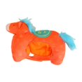 thumbnail image 2 of Sombrero de caballo de peluche, funda para la cabeza, accesorio para disfraz DIY, disfraz de peluche novedoso Naranja, 2 of 9
