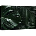thumbnail image 3 of PixonSign Canvas Print Wall Art Monstera and Palm Leaves Nature Wilderness Photography Realism Contemporary Closeup Relax/Calm Multicolor Ultra for Living Room, Bedroom, Office - 16x24, 3 of 5