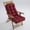 Red, variant on Adirondack Chair Cushion, 43.3*19.6inch Rocking Chair Cushions, Indoor/Outdoor High Back Patio Cushions with Ties, Waterproof, Sunscreen and Fade-Resistant, Blue