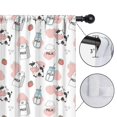 thumbnail image 4 of Blackout Kids Curtains,Pink Cow Milk Pattern Childrens Insulated Curtains Set Of 2,Bedroom Essentials,Toddler Room Decor 42x63in(106x160cm), 4 of 5