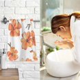 thumbnail image 7 of Red Flowers Hand Towel Bath Towels Face Towels Cotton Absorbent for Home Hotel Spa Swimming Yoga Sports, 7 of 7