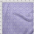 thumbnail image 4 of oneOone Rayon Purple Fabric Asian Block Floral Sewing Craft Projects Fabric Prints By Yard 56 Inch Wide, 4 of 4