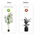 thumbnail image 6 of TINTEC Artificial Olive Tree, 4-Foot Silk Plant, Plastic Grower Pot, 1 Count, 6 of 8