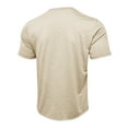 thumbnail image 5 of Razzly Big Mens Shirts Tall Man T Shirts for Men Mens Tee Shirts Big T Shirt Big T Shirts for Men Custom T Shirts for Men Big Mens T Shirts Mens Set Designer T Shirts for Men Shirts Mens V(Beige,3XL), 5 of 6