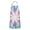 Tie Dye Pattern, variant on Tie Dye Pattern Apron-Garden Aprons for Women with Pockets-Cotton Linen Waterproof Kitchen Cooking Gardening Aprons Adjustable for Kitchen,Cooking,BBQ and Salon 33x27 Inch