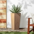 thumbnail image 5 of Arcadia Garden Products 13x13x28" PSW Contempo Tall Square Planter, Cement, 5 of 8