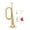 Style D, variant on LeeQinersw Trumpet Brass Musical Instrument for Stage Performance Kids Advanced Student Style B