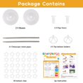 thumbnail image 2 of Juego de 2 soportes para globos RUBFAC, altura regulable, 2 m, 2 of 7