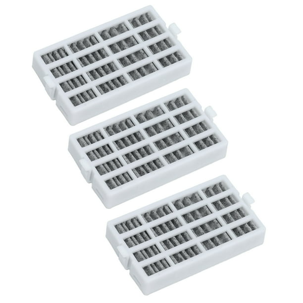 Reemplazo de filtro de aire para refrigerador, 3 piezas Filtro de aire para refrigerador Filtro de aire para refrigerador Pantalla de filtro para refrigerador Estándares líderes en la industria