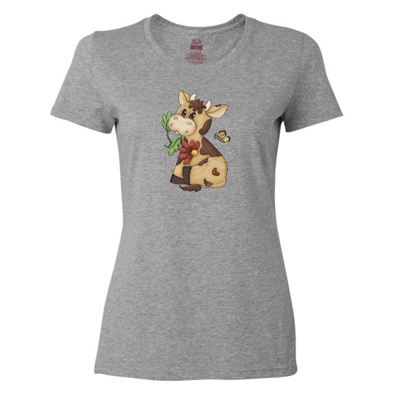 Inktastic Corky Cow Women's T-Shirt