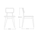 thumbnail image 2 of Silla de Comedor Paris de Lino Minimalista Contemporánea ilios innova paris gris oscuro, 2 of 9
