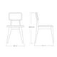thumbnail image 2 of Silla de Comedor Paris de Lino Minimalista Contemporánea ilios innova paris gris oscuro, 2 of 9