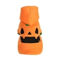 thumbnail image 2 of Disfraz de Calabaza de Halloween Fernando para Perros y Gatos Sudadera con Capucha de Lana L, 2 of 8