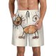 thumbnail image 1 of Balery Brown Cat Cartoon Traje de Baño Estilo Hawaiano para Hombre, Shorts de Secado Rápido con Bolsillos-X-Large, 1 of 6