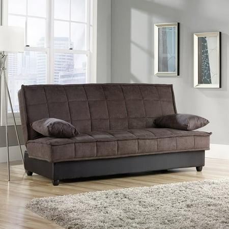 Sauder Studio Edge Bayshore Futon Convertible Sofa with Storage