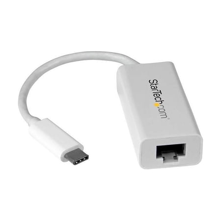 UPC: 0065030862974 | StarTech.com US1GC30W USB C to Gigabit Ethernet Adapter – White – USB 3.1 to RJ45 LAN Network Adapter – USB Type C to Ethernet (US1GC30W)