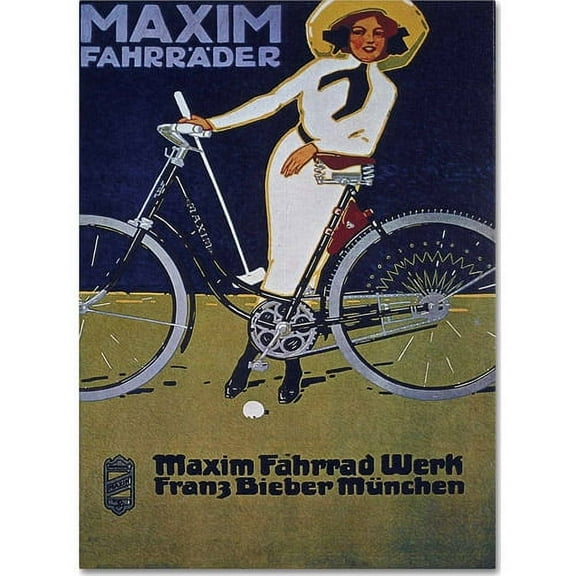 Trademark Fine Art "Bike 43" Canvas Art by Vintage Apple Collection