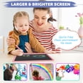 thumbnail image 7 of LCD Writing Tablet Doodle Board, 15inch Colorful Drawing Pad for Kids, Mess Free Coloring for Toddlers, Educational Birthday Toys Gifts for 3-9 Year Old Girls Boys, 7 of 7